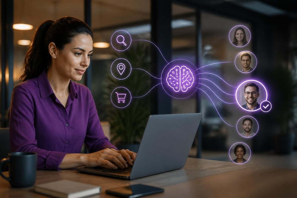 Service business AI targeting