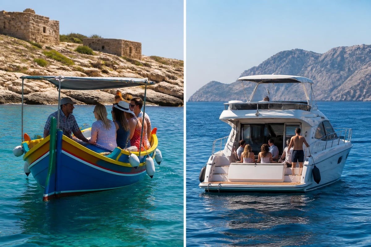 Traditional vs modern charter boats