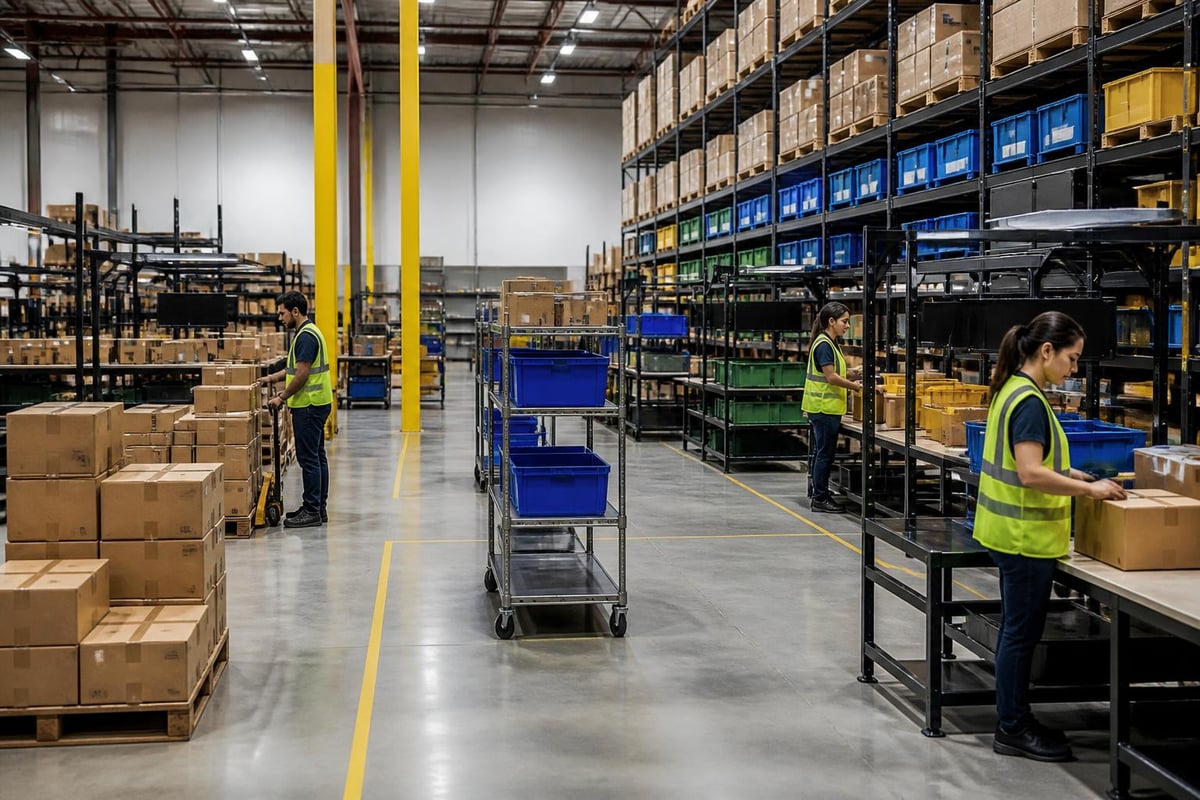 Scalable fulfillment zones