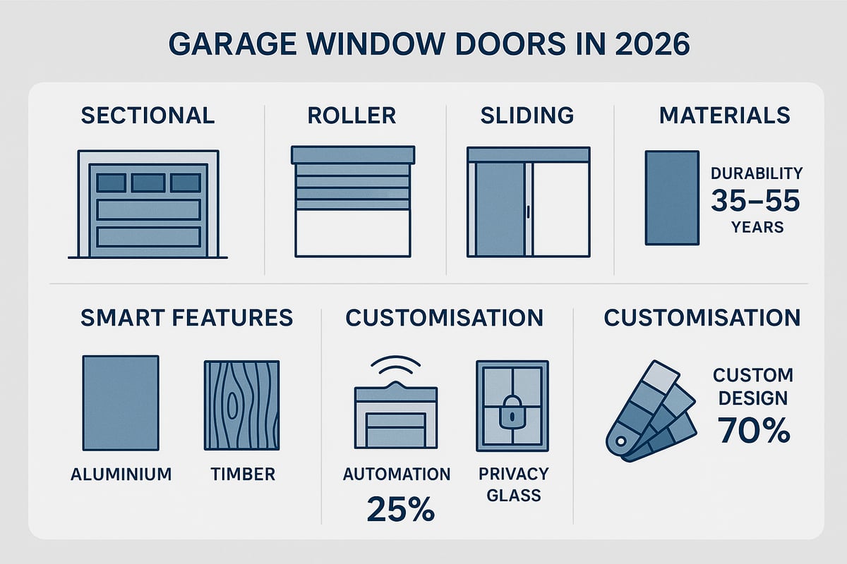 Garage Window Door Styles & Design Trends for 2026
