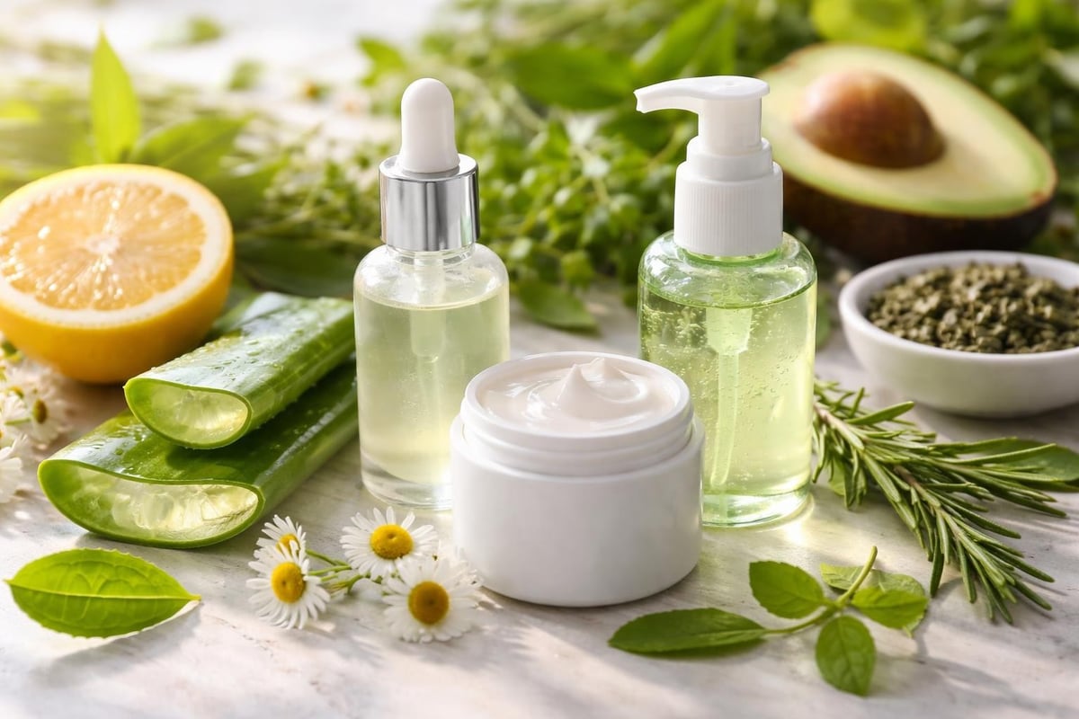 Vegan skincare ingredients