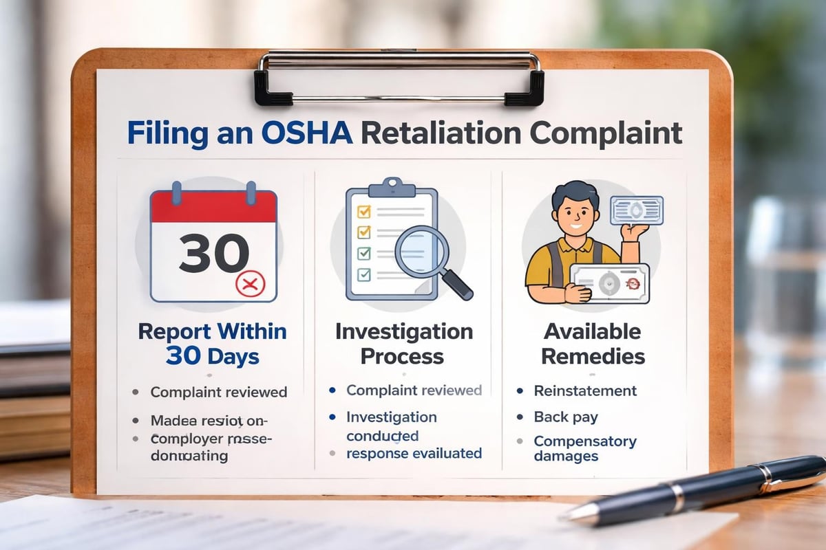 OSHA retaliation protection process