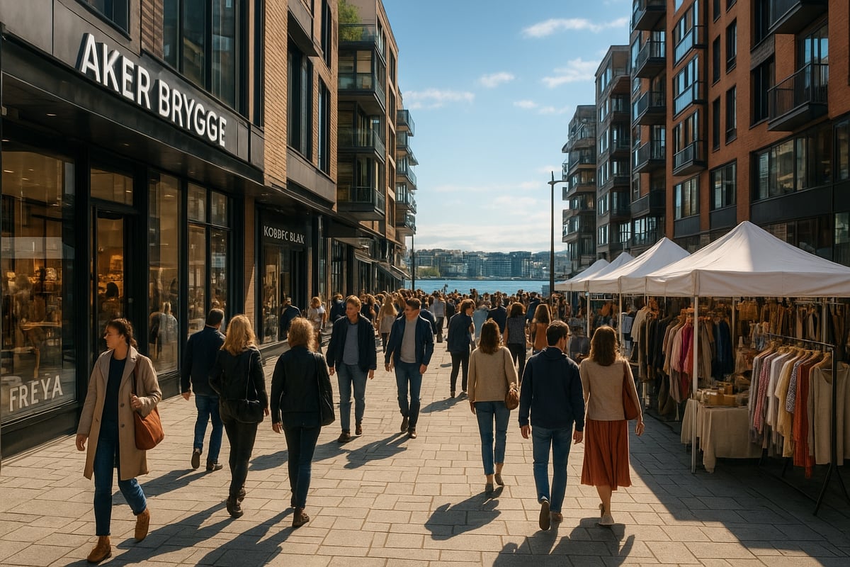 Shopping og Livsstil på Aker Brygge