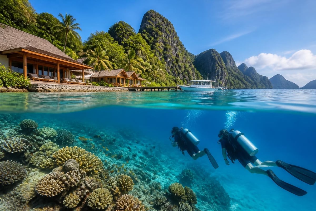 Philippine diving resort benefits