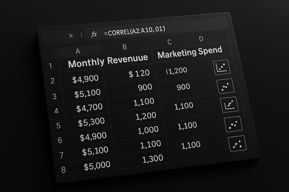 Preparing Your Data for Correlation in Excel