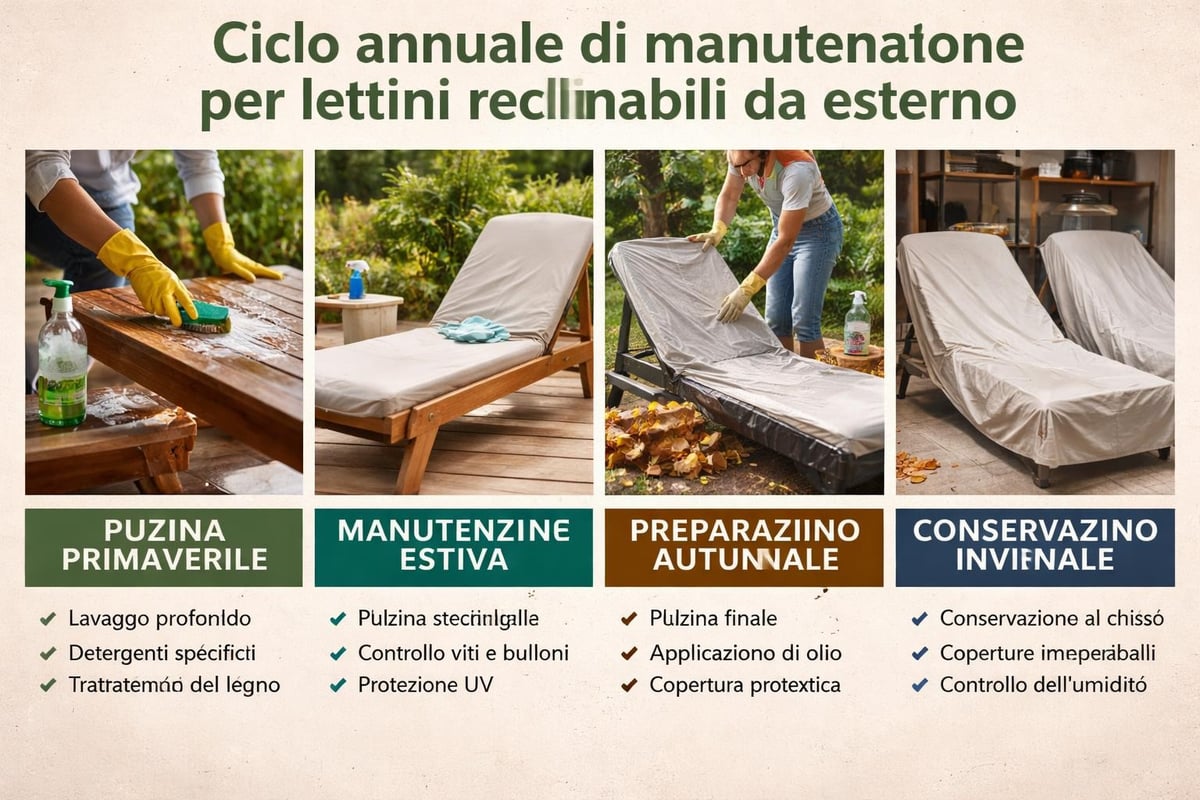 Ciclo manutenzione lettino