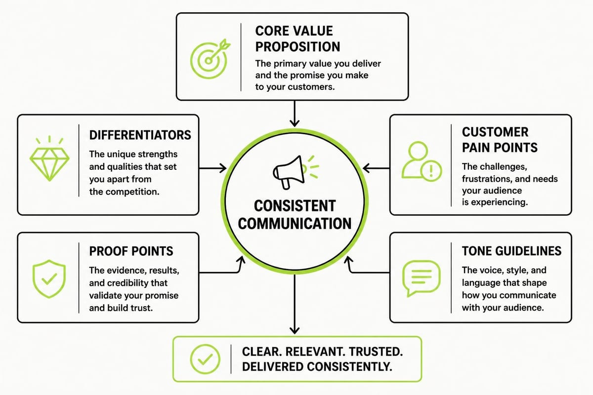 Brand messaging framework