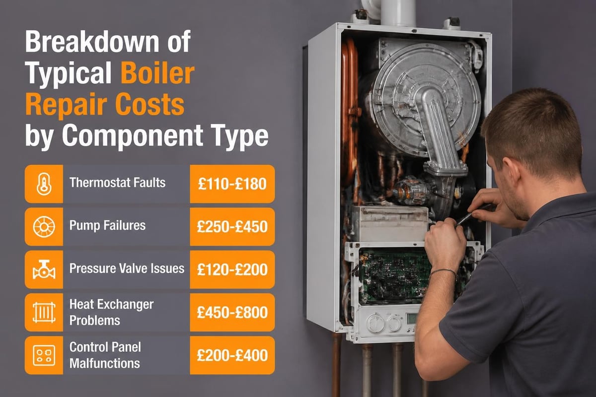 Common boiler repairs pricing