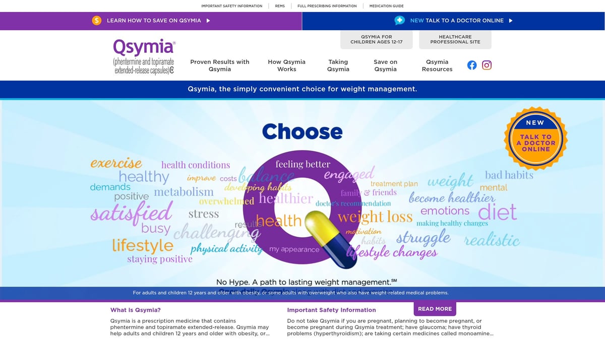 Top 7 Best Weight Loss Pills to Try in 2025 - Qsymia (Phentermine/Topiramate ER)