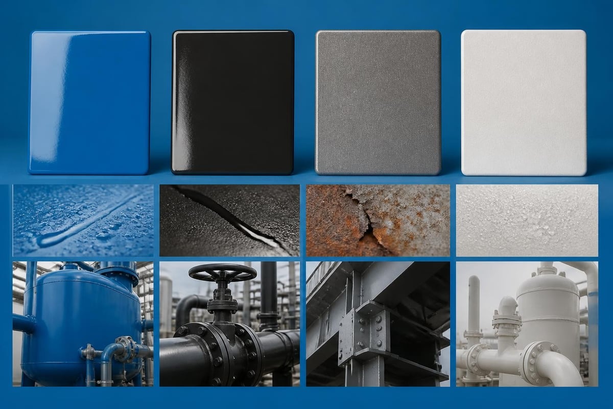 Industrial coating types and applications