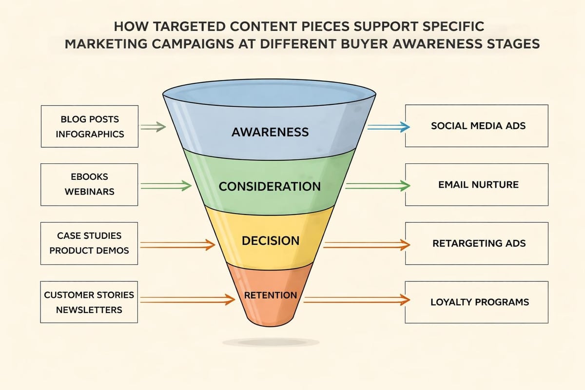 Campaign content alignment strategy