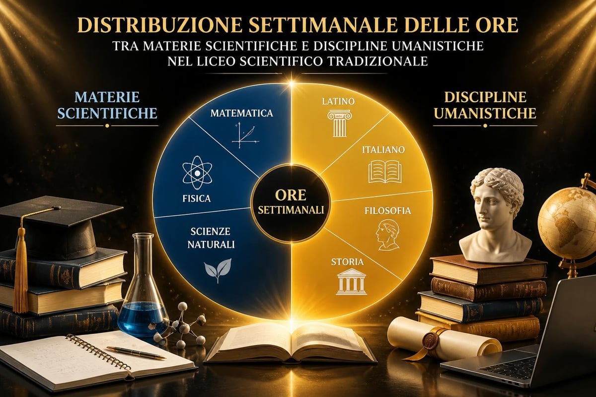 Piano di studi liceo scientifico tradizionale