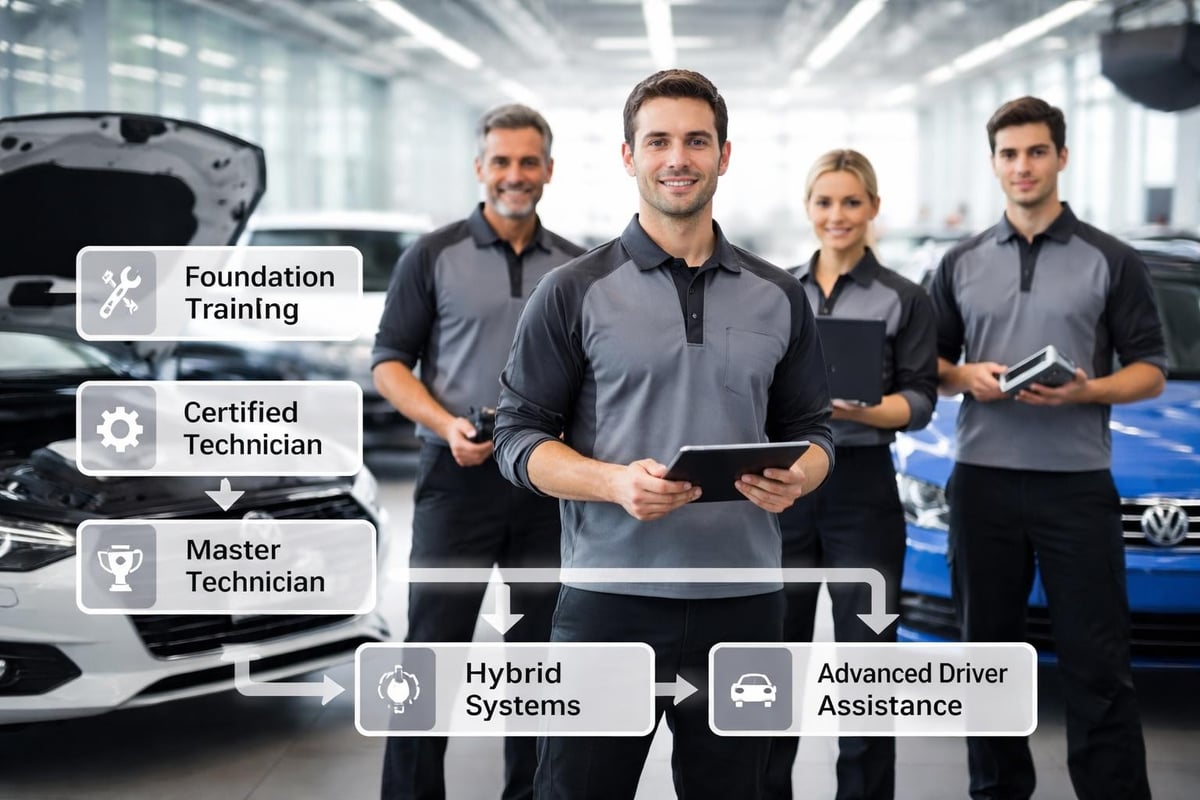 Technician training progression