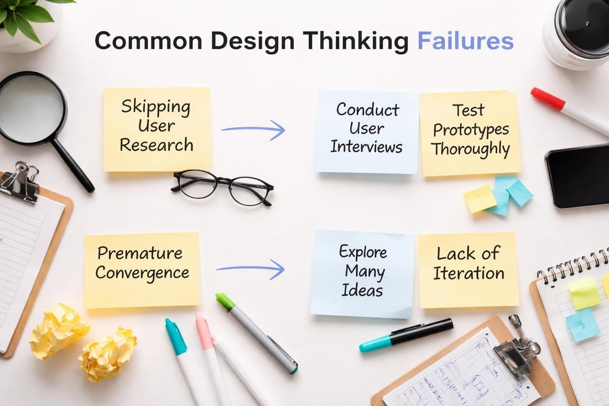 Design thinking common mistakes