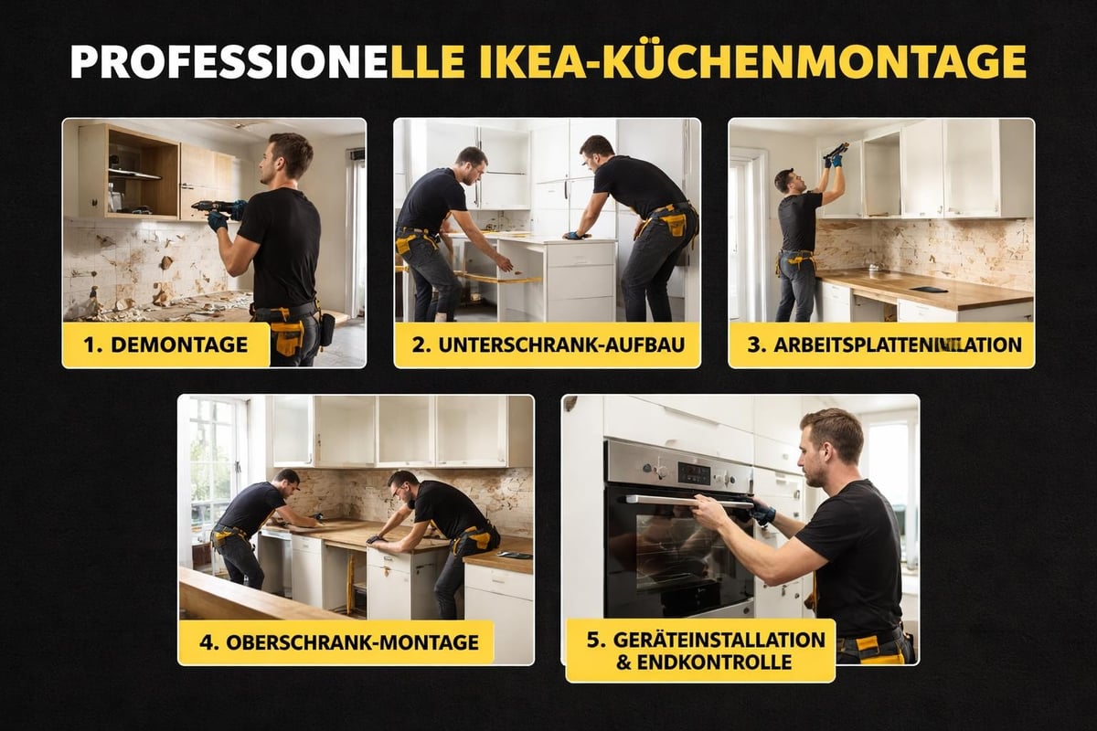 Montageablauf IKEA-Küche