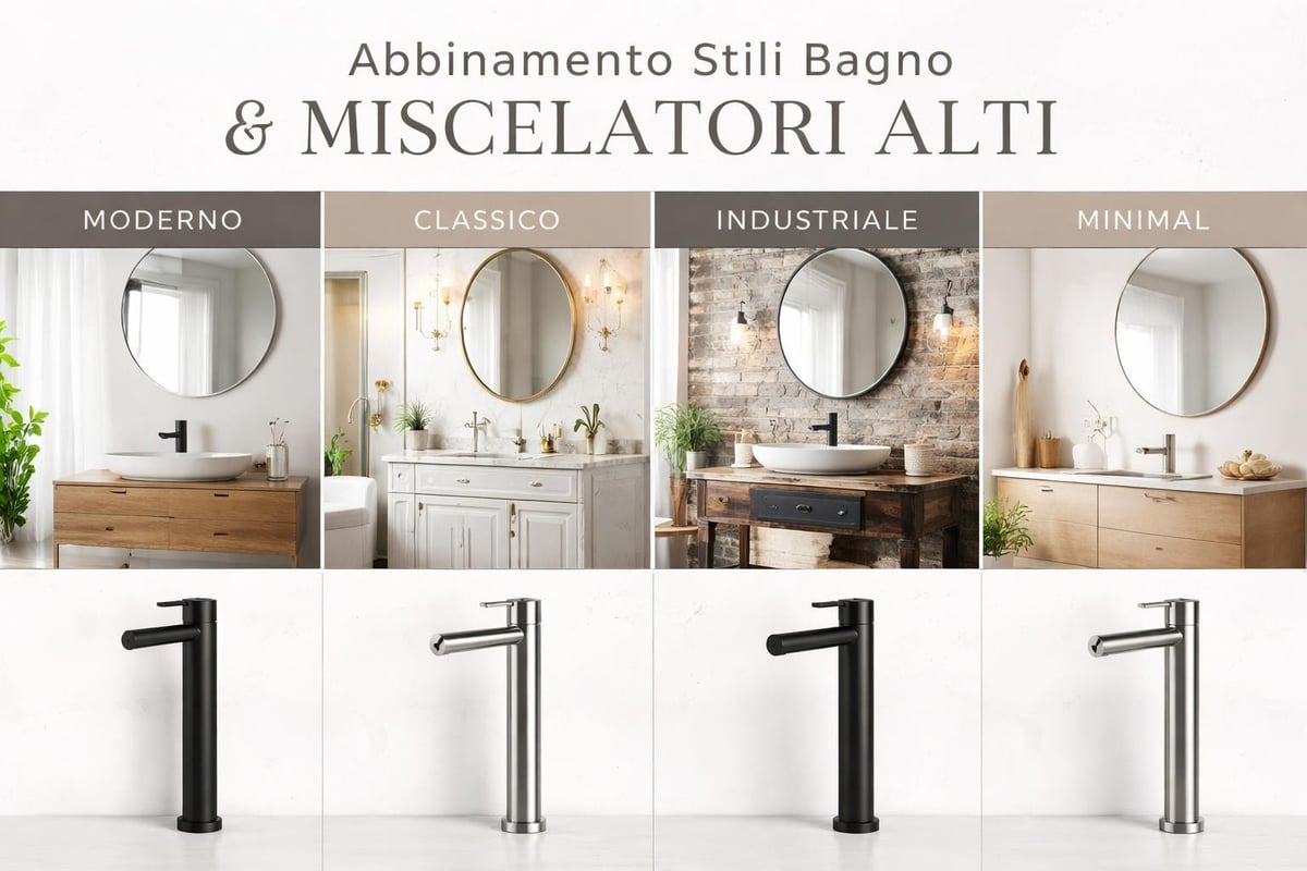 Compatibilità stili bagno