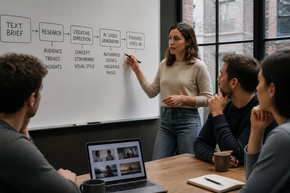 AI video generation workflow