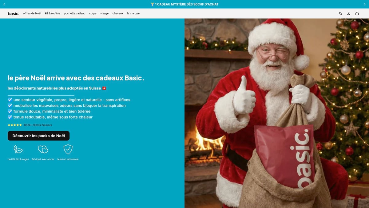 Top 8 Meilleur Deo Naturel À Découvrir En 2026 - basic. Déodorant Naturel Minimaliste