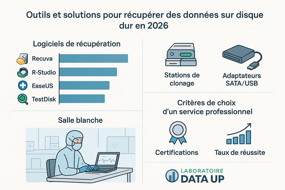 Les outils et solutions de récupération de données en 2026