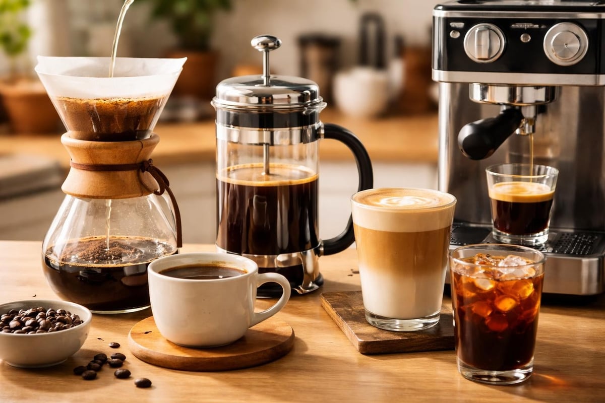 Coffee brewing methods comparison