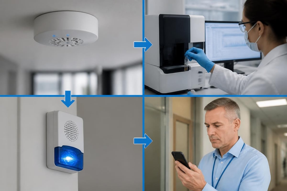 Vaping detection technology workflow