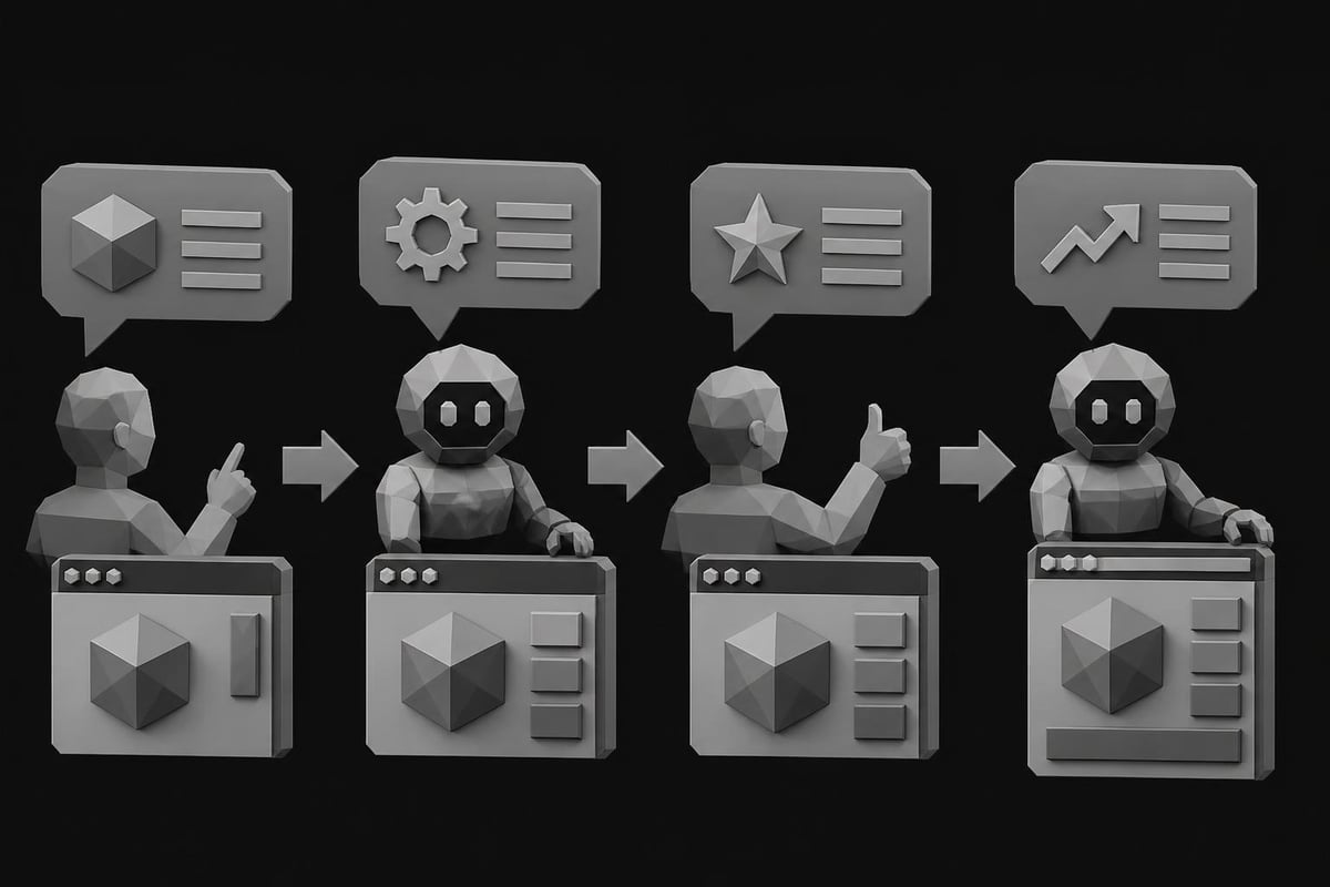 Iterative vibe coding refinement process