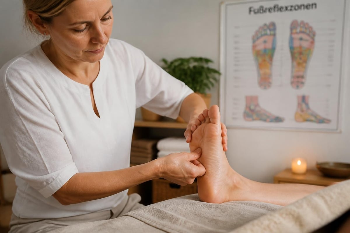 Fußreflexzonenmassage Grifftechniken
