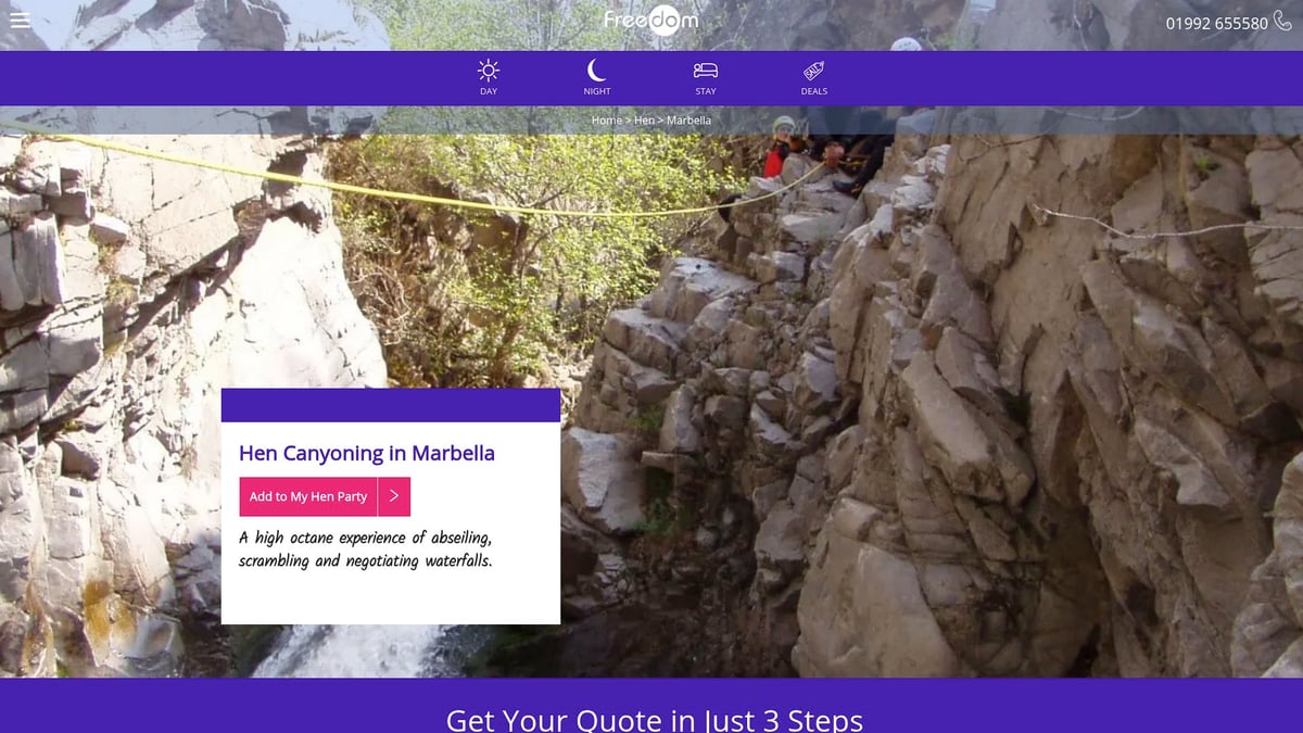 12 Unforgettable Hen Do Ideas Marbella For 2026 - Adventure Activities: Canyoning or Jeep Safari