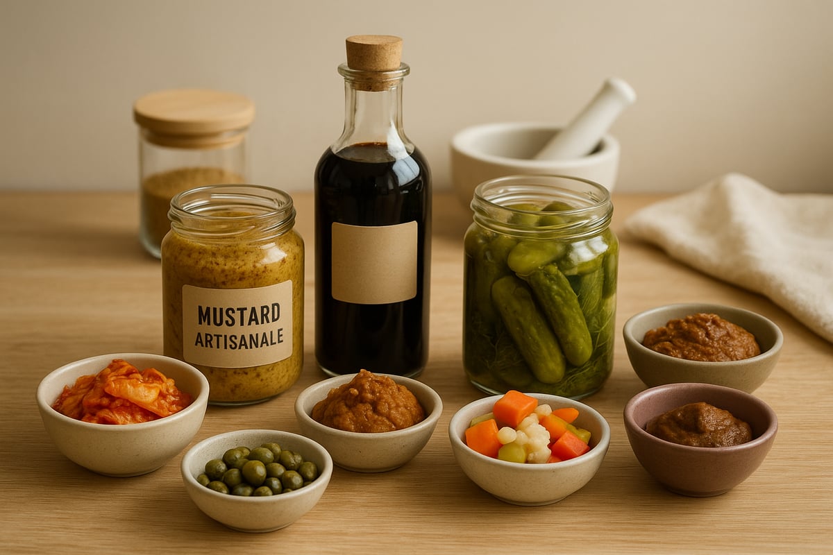 Les condiments : palette de saveurs et tendances 2025