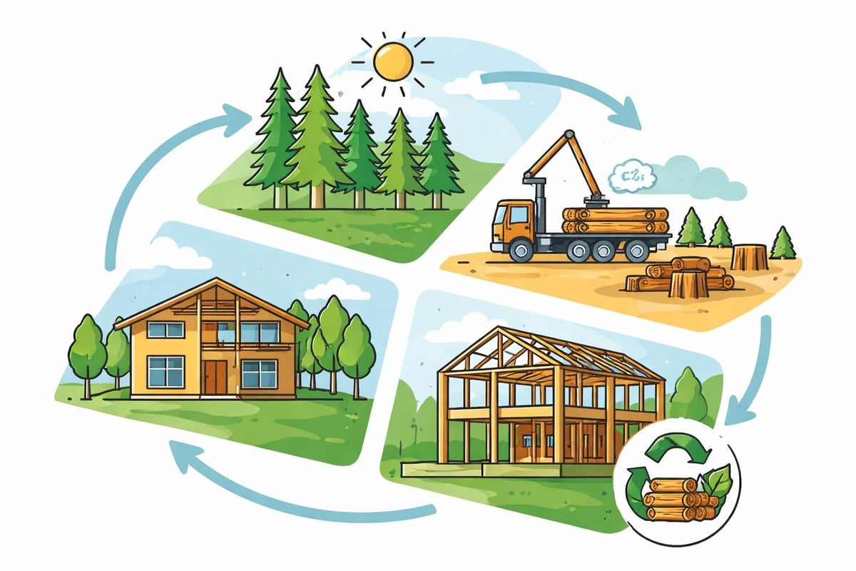 Sustainability benefits of timber construction