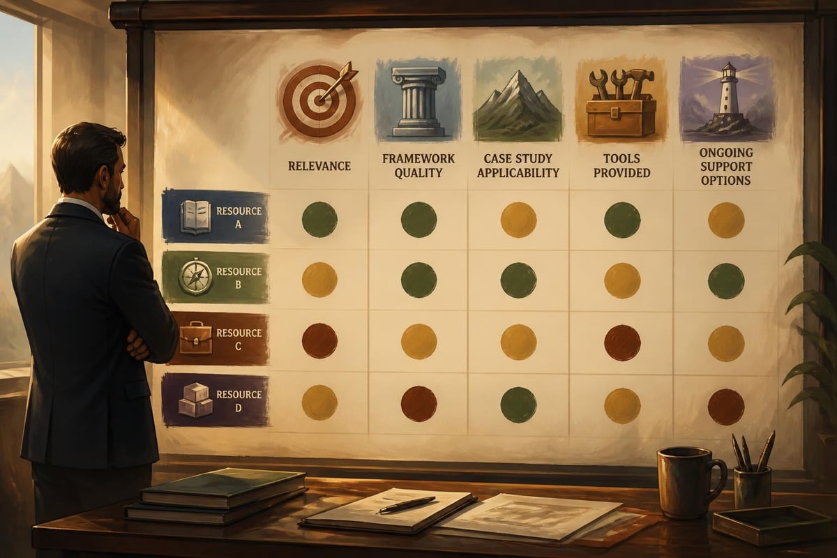 Book evaluation criteria