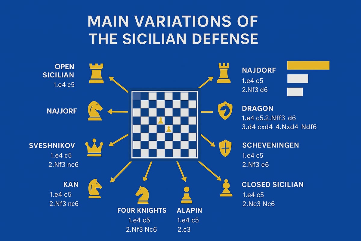 Main Variations of the Sicilian Defense