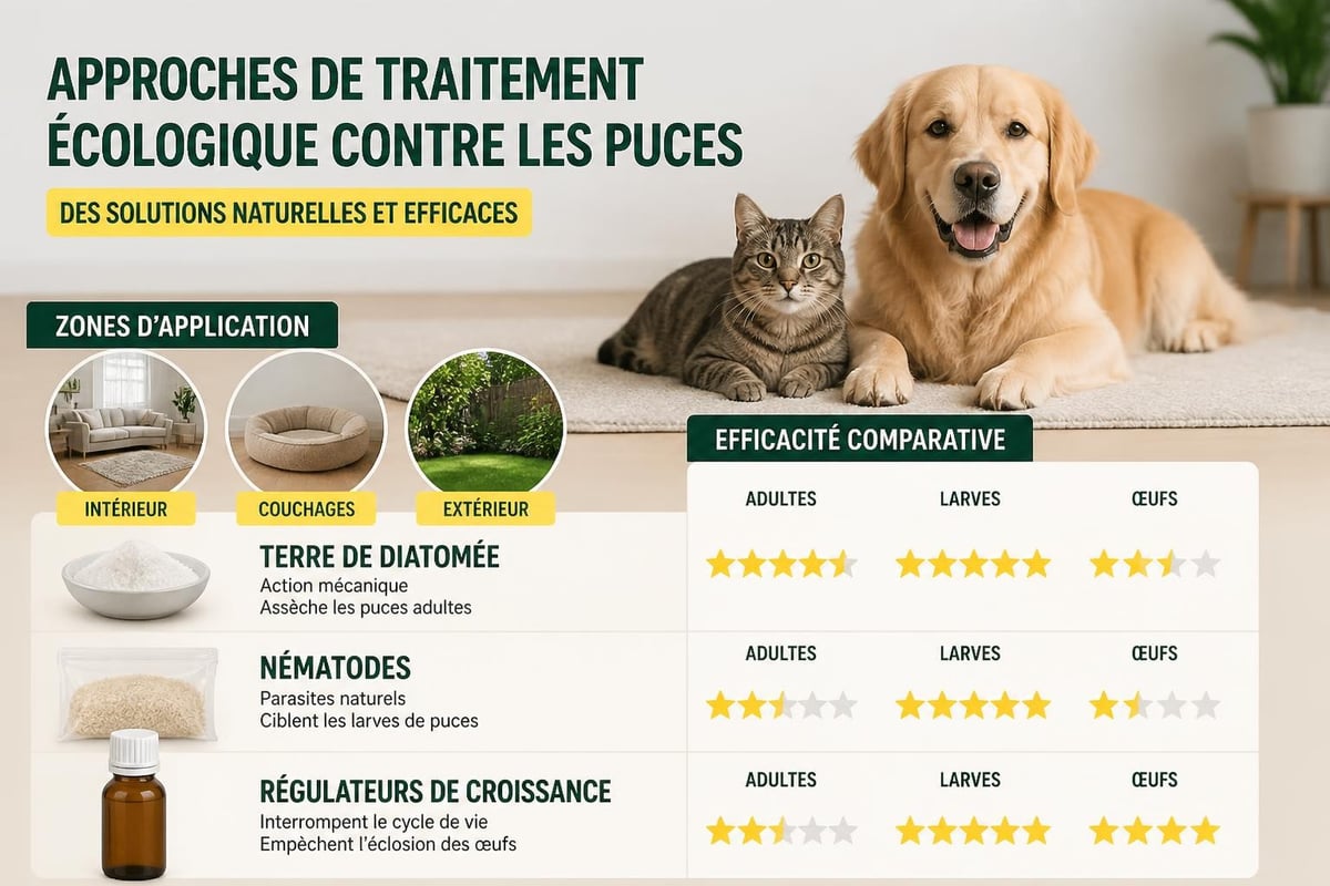 Méthodes écologiques anti-puces
