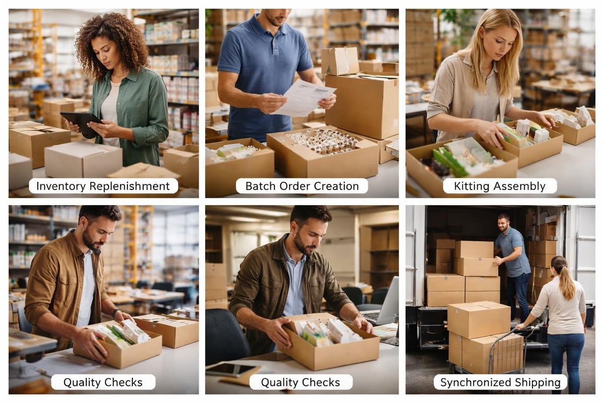 Subscription fulfillment cycle diagram