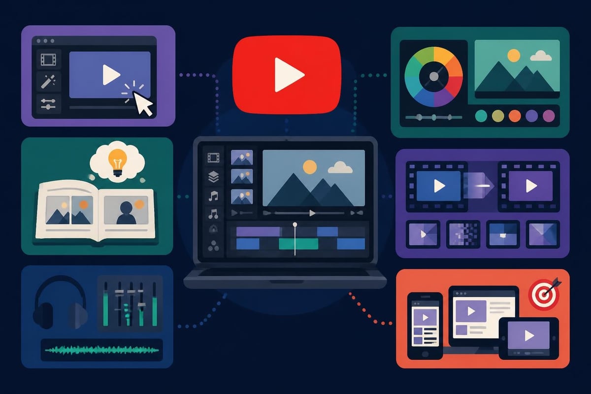 YouTube editing course curriculum structure