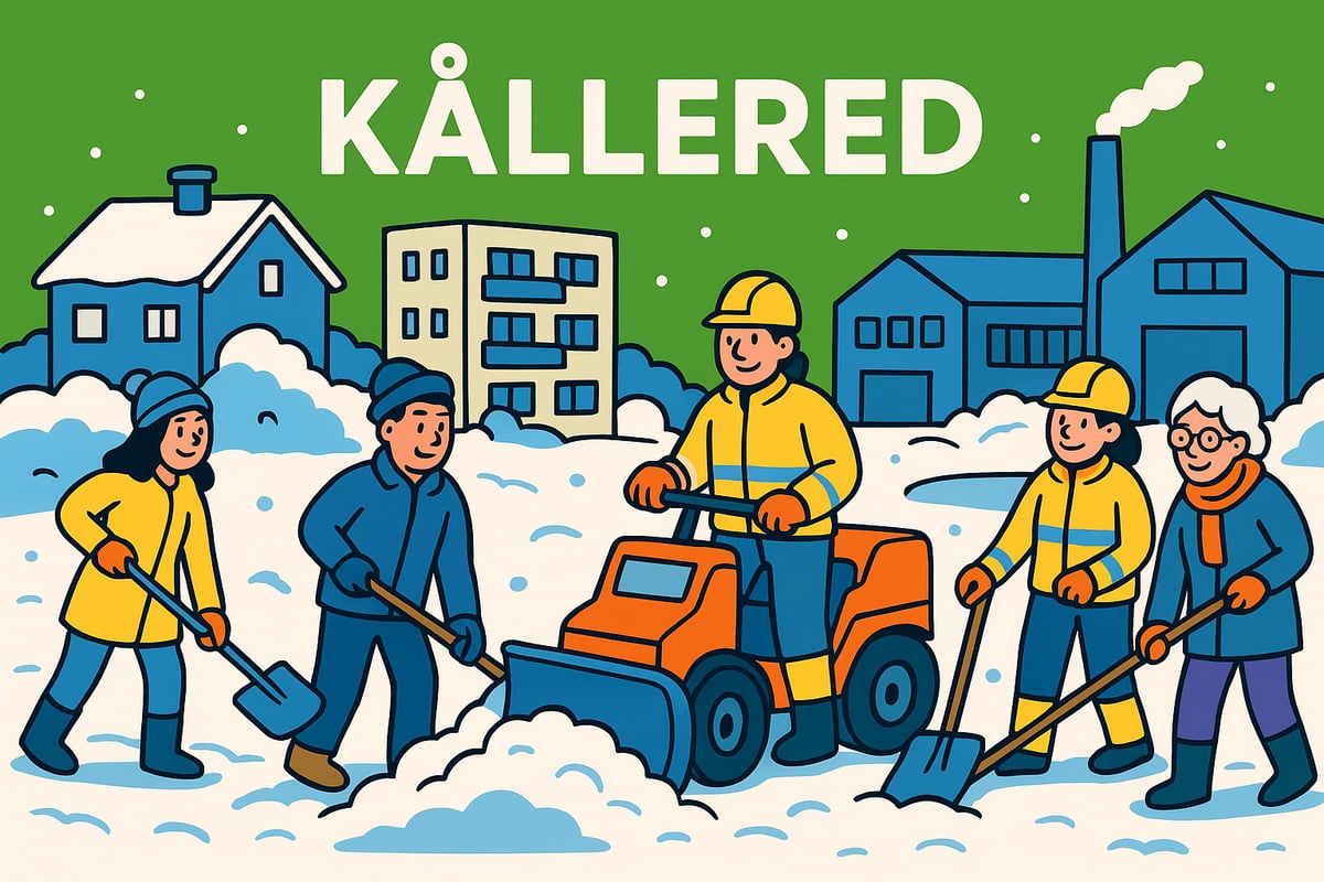 Snöröjning i Kållered: Regler, Ansvar och Lokala Förutsättningar