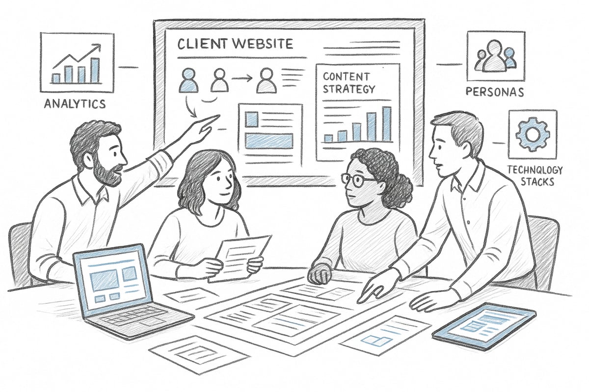Step 1: Strategic Planning for a Future-Ready Client Website