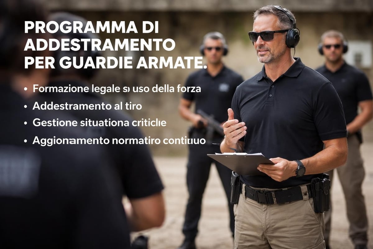 Formazione continua guardie armate
