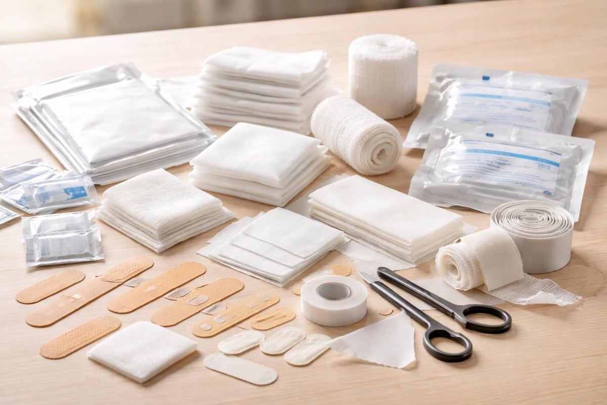 Wound care supplies organization