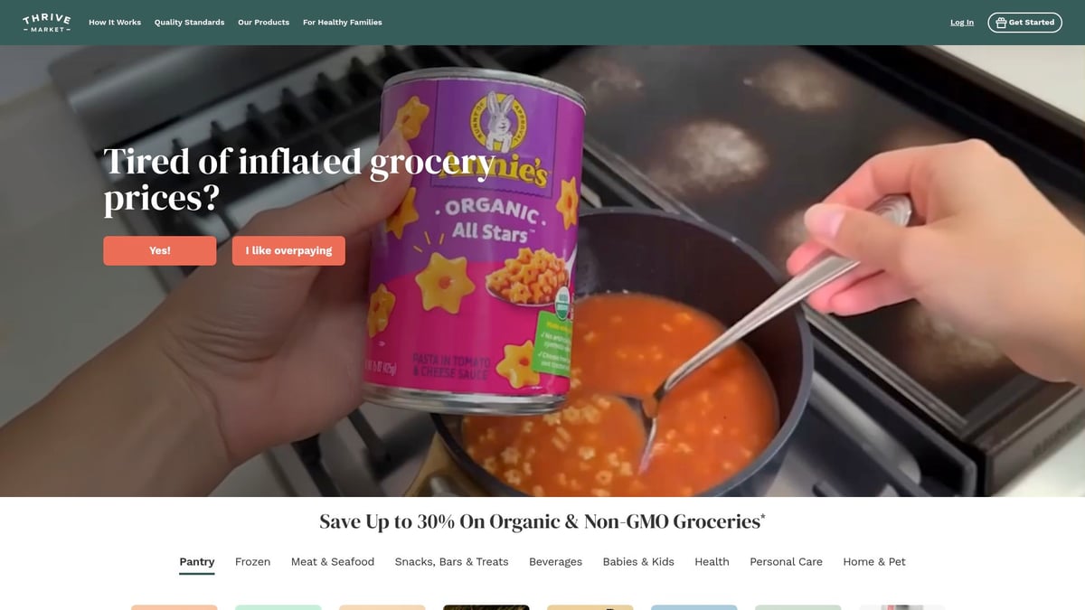 7 Best Cheap Groceries Online Free Shipping Deals 2025 - Thrive Market