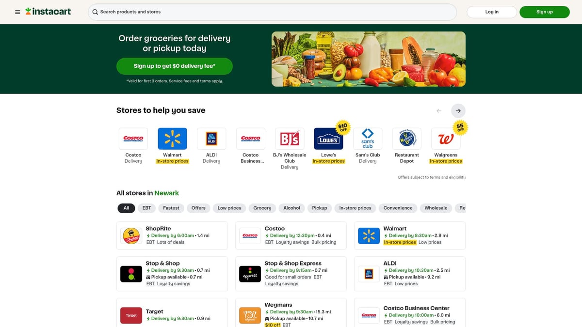 7 Best Cheap Groceries Online Free Shipping Deals 2025 - Instacart