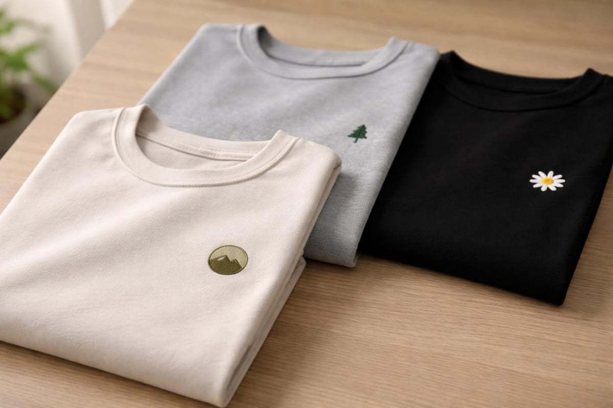 Minimalist embroidery trend