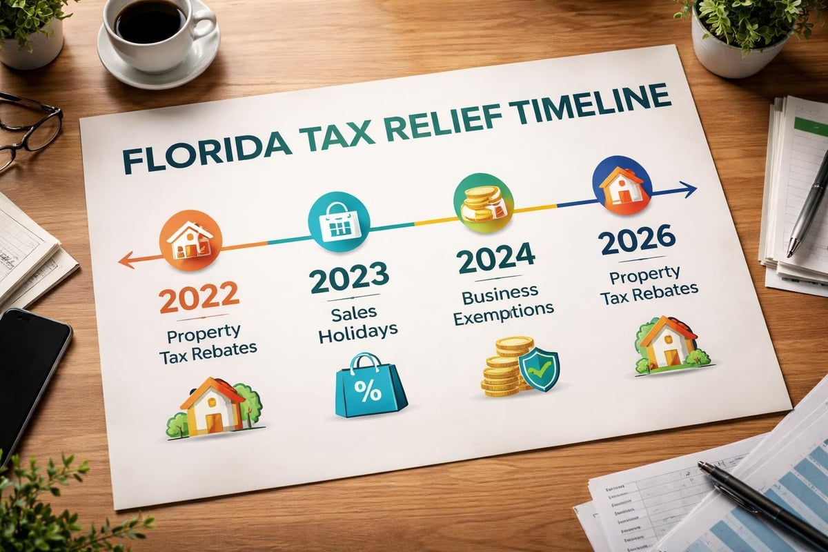 Florida tax relief timeline