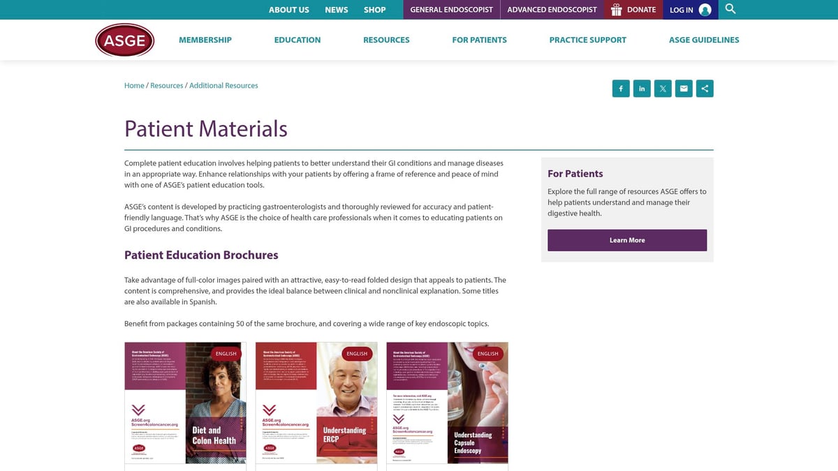 Top 7 Patient Education Resources To Empower Your Health 2026 - ASGE Patient Education Brochures