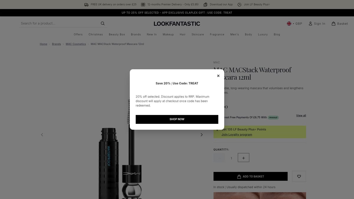 8 Best Smudge Proof Mascara Picks for Flawless Lashes 2026 - MAC MACStack Waterproof Mascara