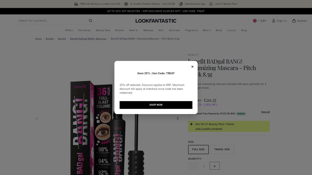 8 Best Smudge Proof Mascara Picks for Flawless Lashes 2026 - Benefit BADgal BANG! Volumizing Mascara