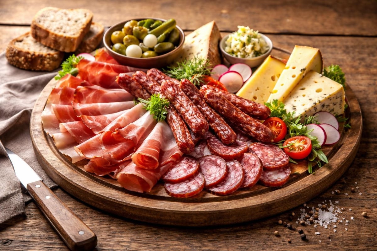 Jausenplatte Kombination