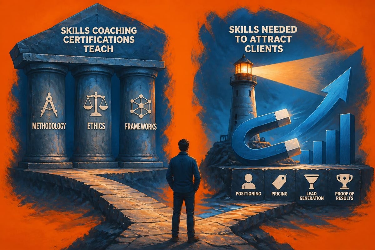 Client acquisition skills missing from coaching certification programs