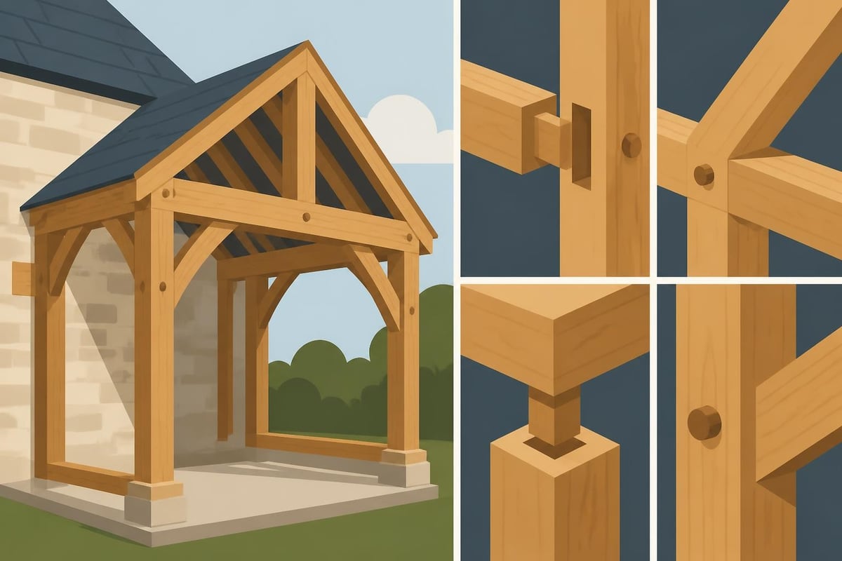 Oak frame joinery methods