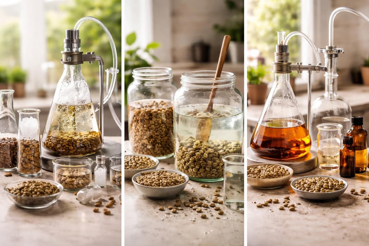 Procédés de décaféination du café